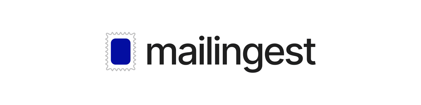 Mailingest: a self-hosted mail platform that turns email into HTTP. The Mailingest logo