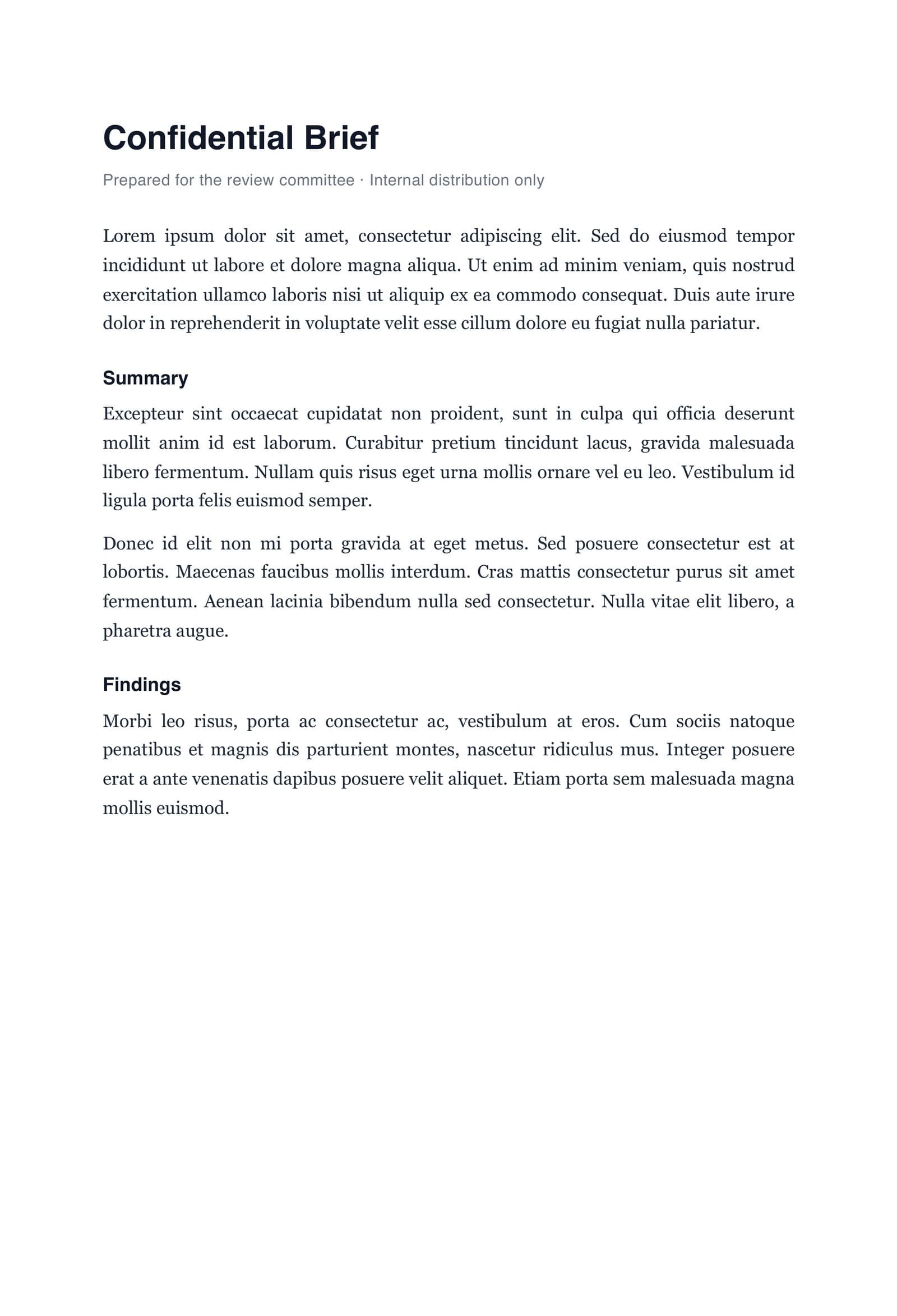 A document page shown before and after marking